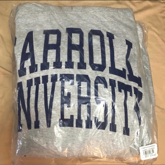 $40 - NWT 47 Carroll University Hooded Sweatshirt - Picture 3 of 5